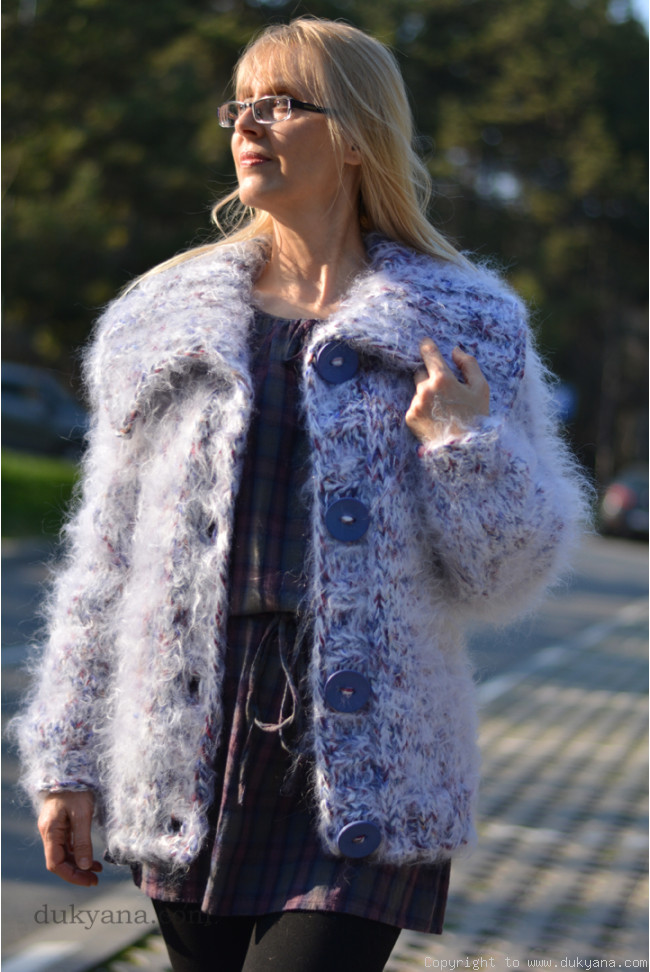 Thick white cheap cardigan